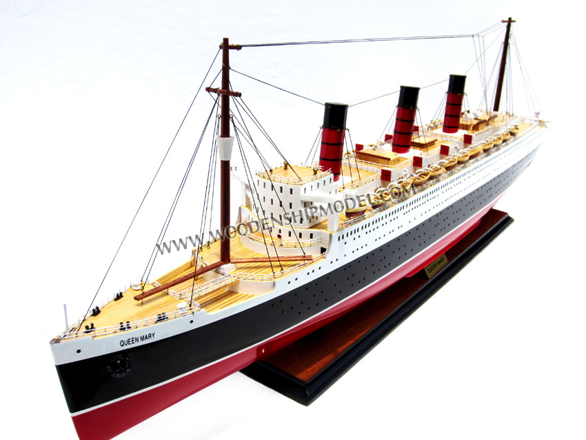 QUEEN MARY DECK, RMS Queen Mary scale model ship, wooden ship model RMS Queen Mary, quality model ship RMS Queen Mary, RMS Queen Mary model ready for display, display model ship RMS Queen Mary, scale model ship RMS Queen Mary, high quality ship model RMS Queen Mary, cunard ship models