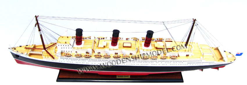 RMS Queen Mary scale model ship, wooden ship model RMS Queen Mary, quality model ship RMS Queen Mary, RMS Queen Mary model ready for display, display model ship RMS Queen Mary, scale model ship RMS Queen Mary, high quality ship model RMS Queen Mary, cunard ship models